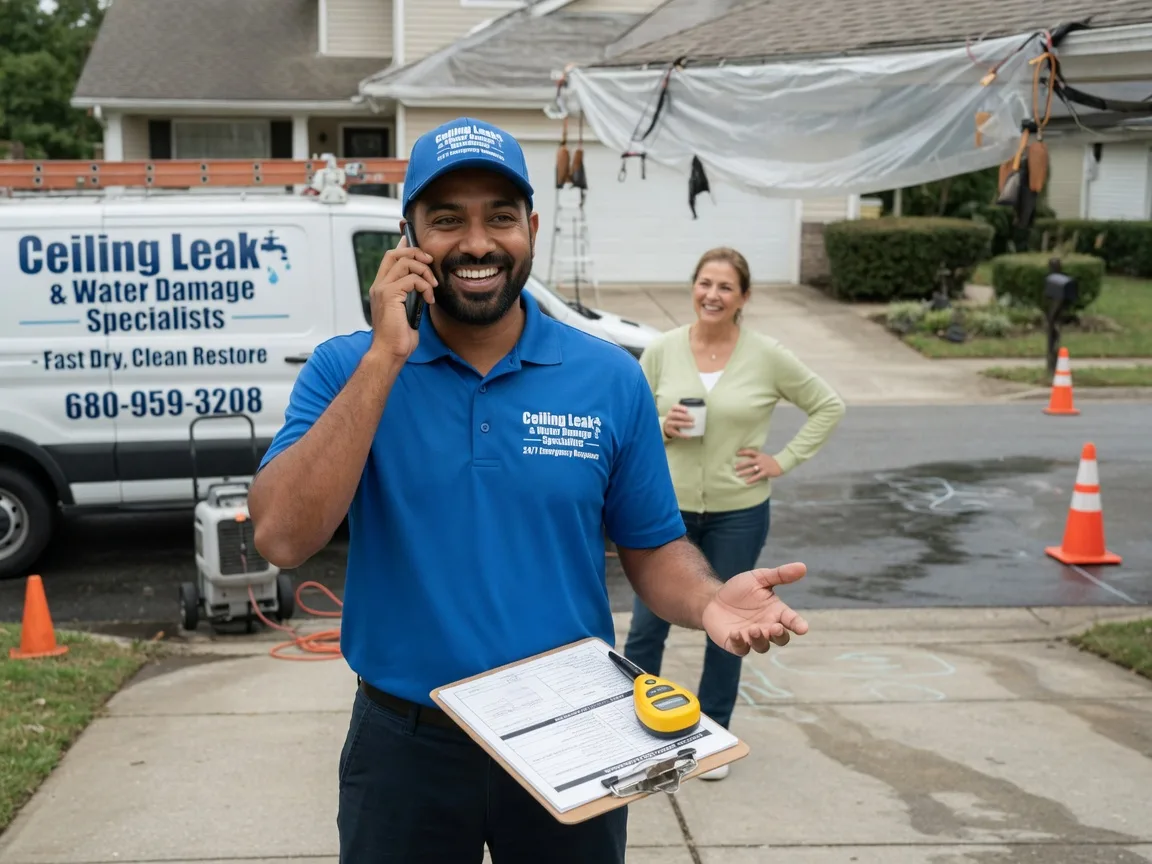 Ceiling Leak Cleanup Kylertown, PA FAQs
